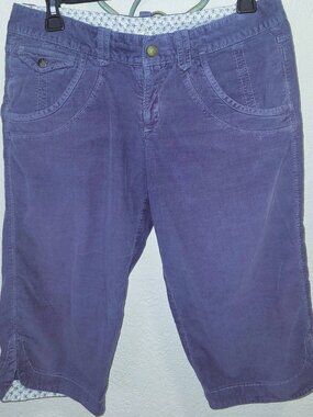 Athleta Corduroy Stretch Capris Size 6